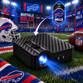 FanBeam projector with Buffalo Bills shield slide